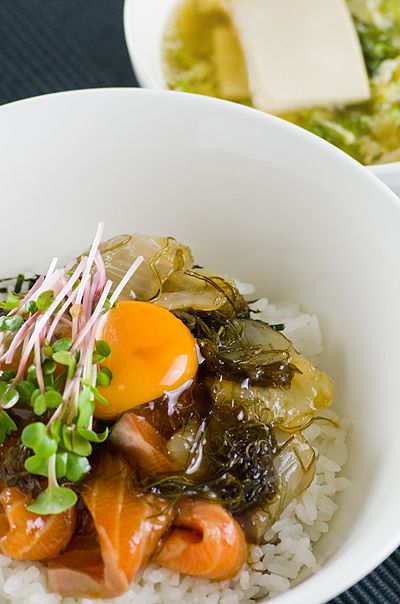 がごめなっと昆布のトロトロ海鮮丼